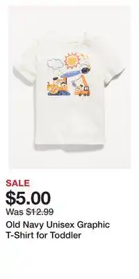 Old Navy Old Navy Unisex Graphic T-Shirt for Toddler offer