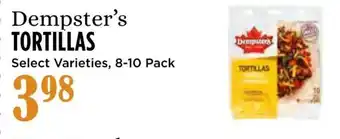 Dempster's TORTILLAS Select Varieties, 8-10 Pack