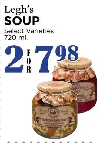 Legh's SOUP Select Varieties 720ml