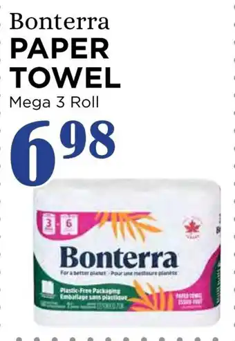 Bonterra PAPER TOWEL Mega 3 Roll