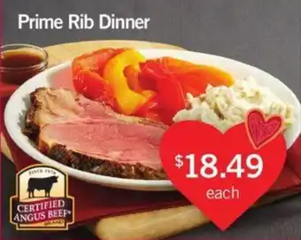 Loblaws Prime Rib Dinner offer