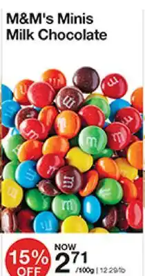 Bulk Barn M&M'S Minis Milk Chocolate offer