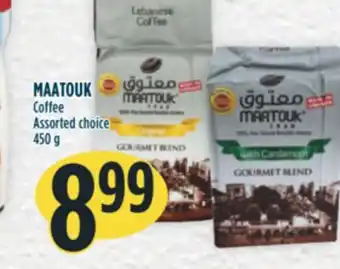 Marché Adonis MAATOUK Coffee offer