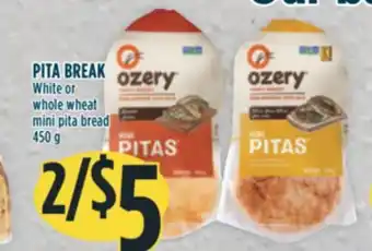 Marché Adonis PITA BREAK White or whole wheat mini pita bread offer