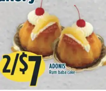 Marché Adonis ADONIS Rum baba cake offer