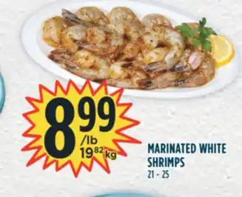 Marché Adonis MARINATED WHITE SHRIMPS offer