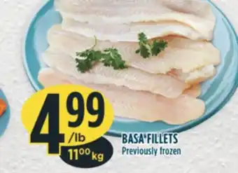 Marché Adonis BASA FILLETS offer
