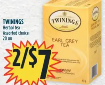 Marché Adonis TWININGS Herbal tea offer