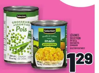 Metro LÉGUMES SELECTION | SELECTION VEGETABLES offer