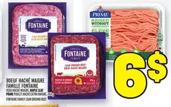 Metro BOEUF HACHÉ MAIGRE FAMILLE FONTAINE | FONTAINE FAMILY LEAN GROUND BEEF offer
