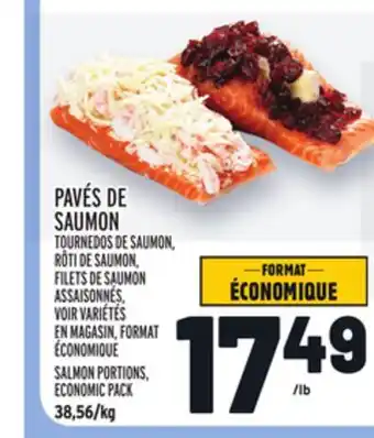 Metro PAVÉS DE SAUMON | SALMON PORTIONS offer