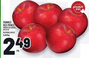 Metro POMMES RED PRINCE | RED PRINCE APPLES offer