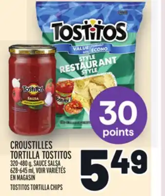 Metro CROUSTILLES TORTILLA TOSTITOS | TOSTITOS TORTILLA CHIPS offer