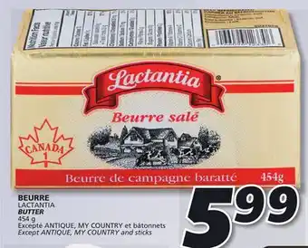 IGA LACTANTIA BUTTER offer