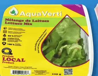 IGA AQUAVERTI LETTUCE MIX offer