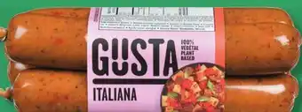IGA GUSTA PLANT-BASED WHEAT SAUSAGES offer