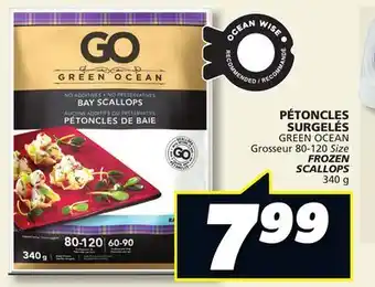 IGA GREEN OCEAN FROZEN SCALLOPS offer