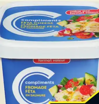 IGA COMPLIMENTS FÉTA CHEESE offer