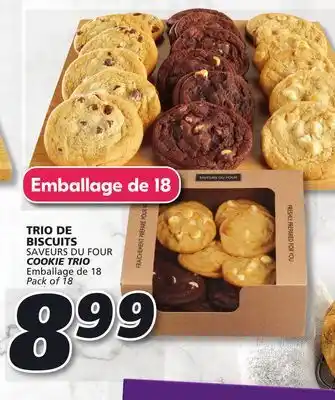 IGA SAVEURS DU FOUR COOKIE TRIO offer