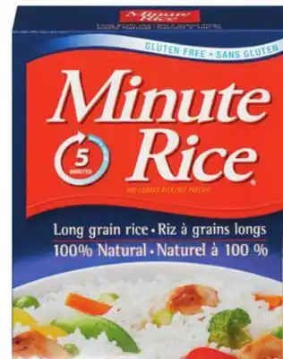IGA MINUTE RICE PRECOOKED RICE offer