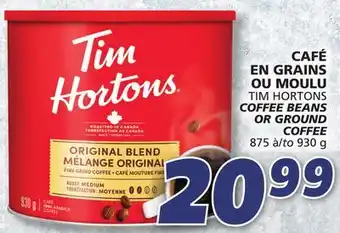IGA TIM HORTONS GROUND COFFEE offer