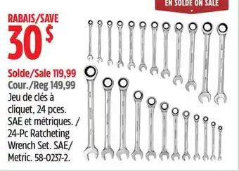 Canadian Tire MAXIMUM 24-Pc Ratcheting Wrench Set offer