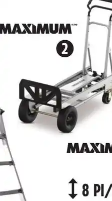 Canadian Tire MAXIMUM 3-in-1 Hybrid Aluminum Hand Truck offer