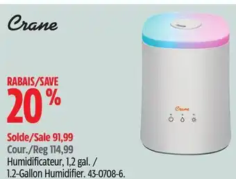 Canadian Tire Crane 1.2-Gallon Humidifier offer