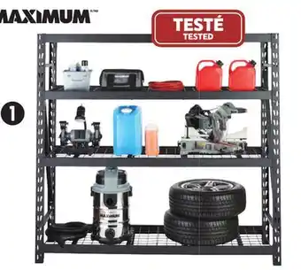 Canadian Tire MAXIMUM 4-Tier Heavy-Duty Storage Rack offer