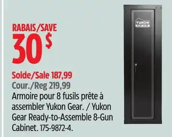 Canadian Tire Yukon Gear Ready-to-Assemble 8-Gun Cabinet offer