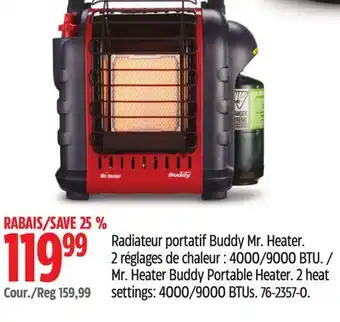 Canadian Tire Mr. Heater Buddy Portable Heater offer
