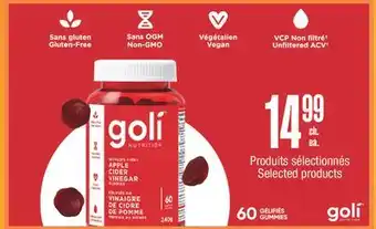 Jean Coutu GOLI Selected products offer