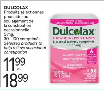 Brunet DULCOLAX Produits sélectionnés pour aider au soulagement de la constipation occasionnelle 5 mg offer