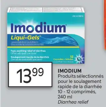 Brunet IMODIUM Produits sélectionnés pour le soulagement rapide de la diarrhée offer