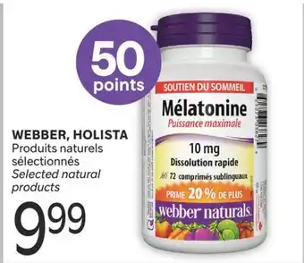 Brunet WEBBER, HOLISTA Produits naturels sélectionnés offer