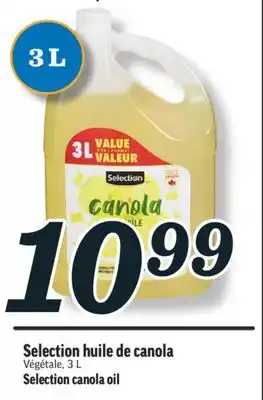 Marché Richelieu SELECTION HUILE DE CANOLA | SELECTION CANOLA OIL offer