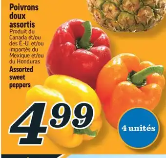 Marché Richelieu POIVRONS DOUX ASSORTIS | ASSORTED SWEET PEPPERS offer