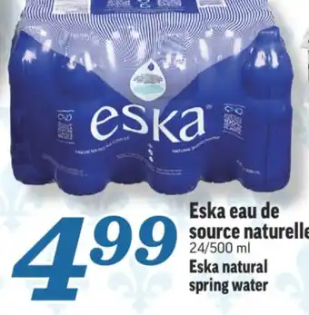 Marché Richelieu EAU DE SOURCE NATURELLE ESKA | ESKA NATURAL SPRING WATER offer