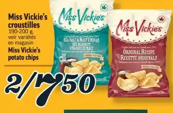 Marché Richelieu MISS VICKIE'S CROUSTILLES | MISS VICKIE'S POTATO CHIPS offer