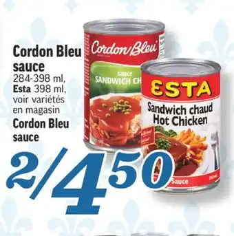 Marché Richelieu CORDON BLEU SAUCE | CORDON BLEU SAUCE offer