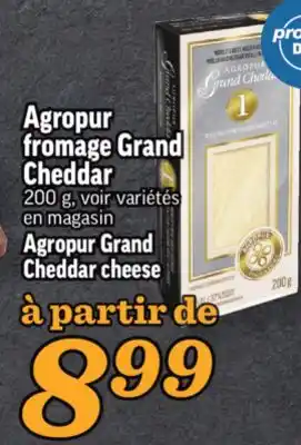 Marché Richelieu AGROPUR FROMAGE GRAND CHEDDAR | AGROPUR GRAND CHEDDAR CHEESE offer