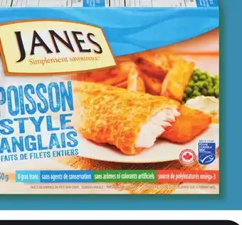 Marches Tradition JANES FROZEN BREADED FISH FILLETS, STICKS OR BITES offer
