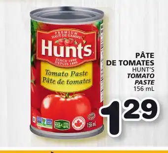 Marches Tradition HUNT'S TOMATO PASTE offer