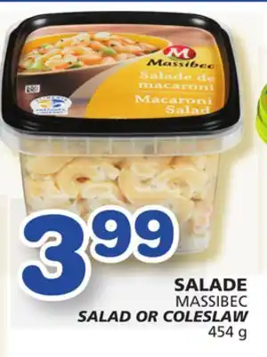 Marches Tradition MASSIBEC SALAD OR COLESLAW offer