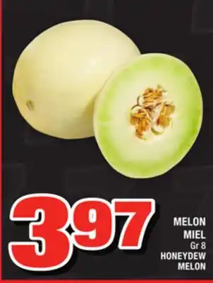 Super C MELON MIEL | HONEYDEW MELON offer