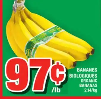 Super C BANANES BIOLOGIQUES | ORGANIC BANANAS offer