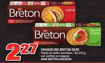 Super C CRAQUELINS BRETON DARE | DARE BRETON CRACKERS offer