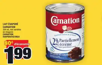 Super C LAIT ÉVAPORÉ CARNATION | CARNATION EVAPORATED MILK offer