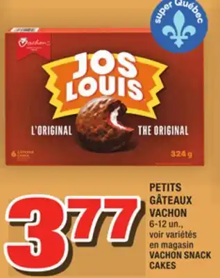 Super C PETITS GÂTEAUX VACHON | VACHON SNACK CAKES offer