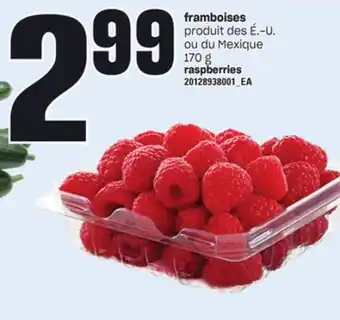 Provigo FRAMBOISES, 170 g offer